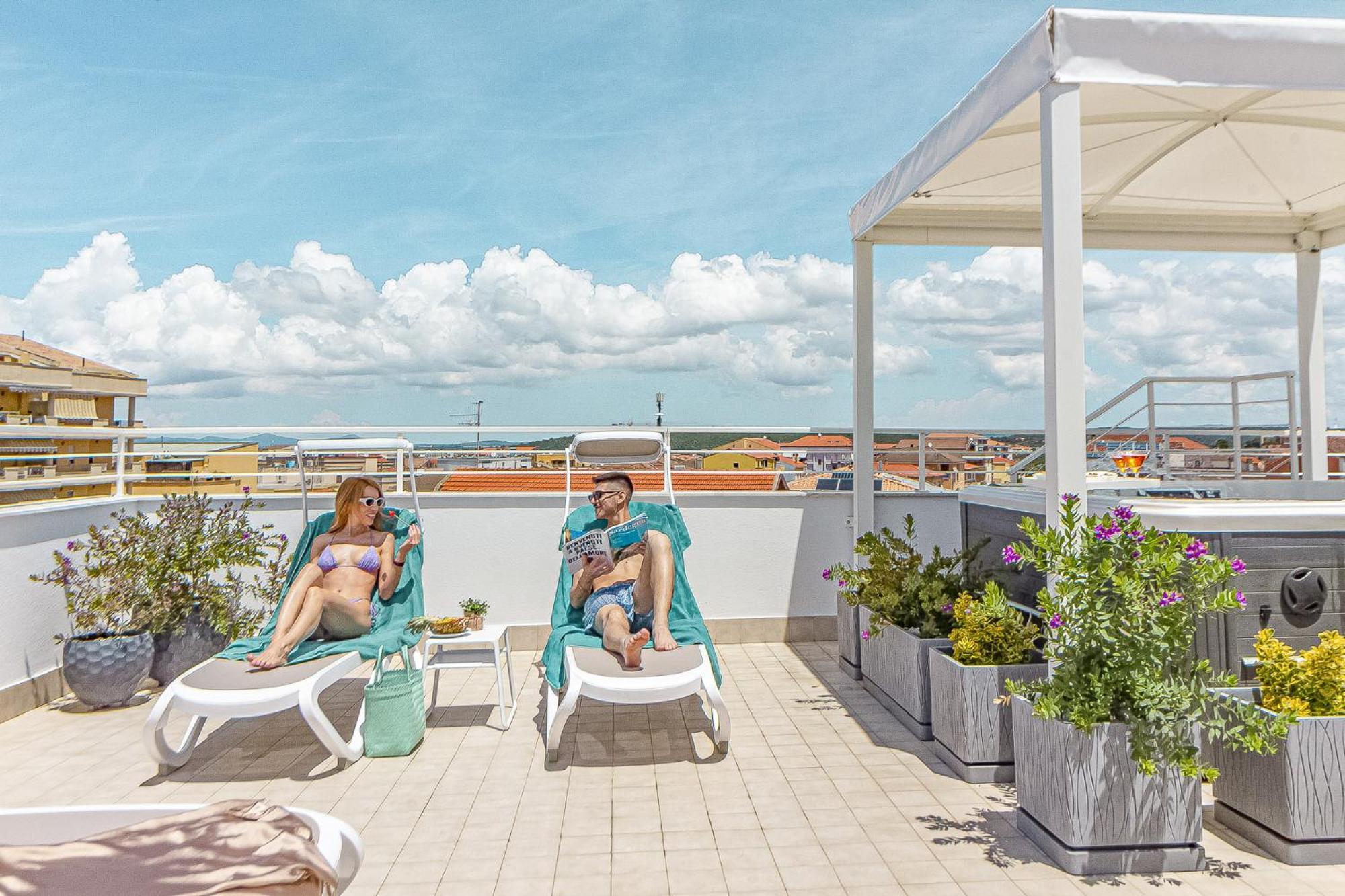 Skyfive Fire Apartment Альгеро Экстерьер фото